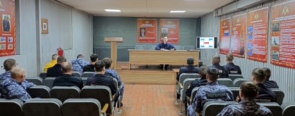 В Рубцовске следователь СК провел антикоррупционный семинар для  сотрудников Росгвардии